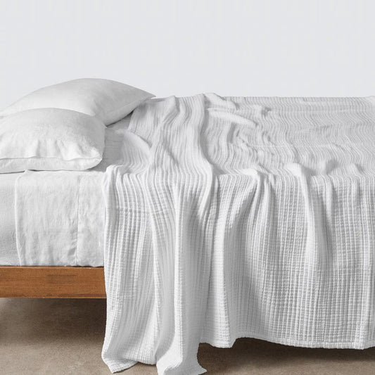 Blacklionmotorrow Organic Cotton Gauze Bed Blanket – Light & Breathable