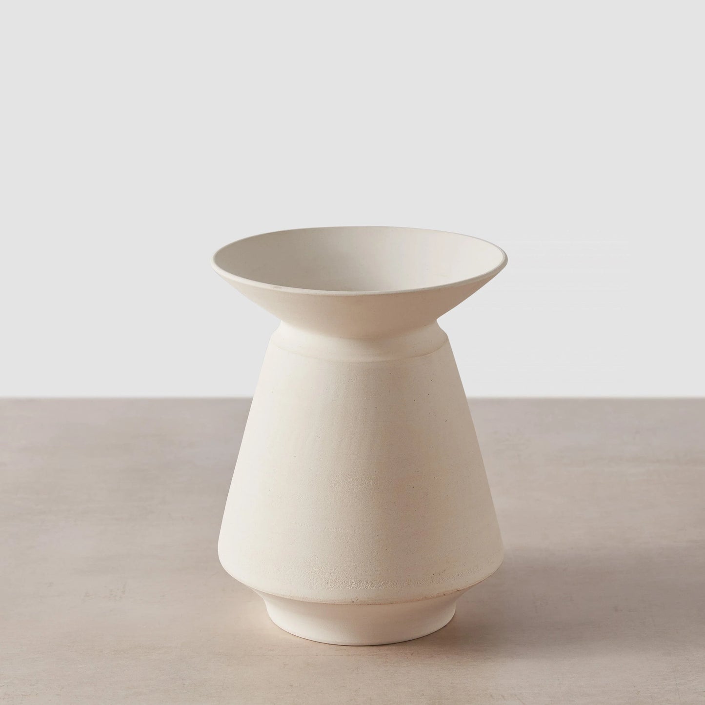 Blacklionmotorrow Alameda Vase Set - three textured ceramic vases in black and white tones