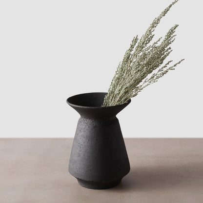 Blacklionmotorrow Alameda Vase Set - Textured Ceramic Trio for Home Decor