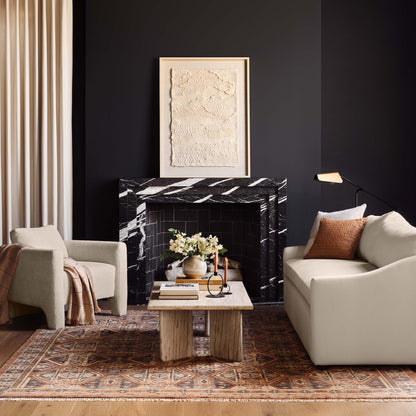 Blacklionmotorrow Amata Travertine Coffee Table – Modern Handcrafted Centerpiece
