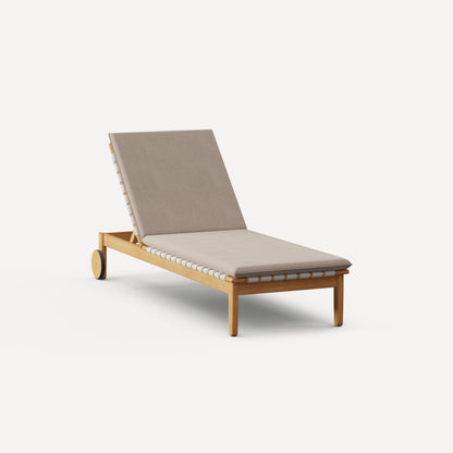 Blacklionmotorrow Dunes Sun Lounger – Premium Teak Outdoor Lounge Chair