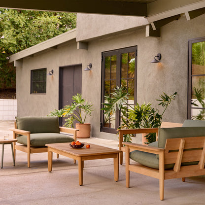 Blacklionmotorrow Dunes Teak 2-Seat Sofa – Luxurious Outdoor Seating