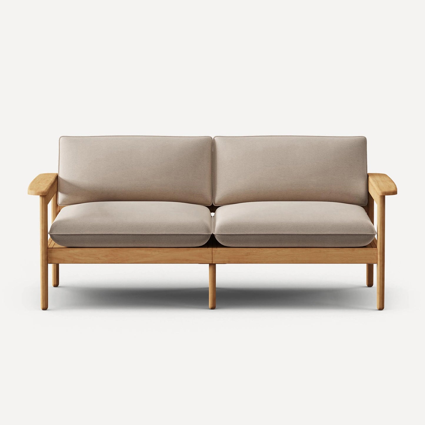 Blacklionmotorrow Dunes Teak 2-Seat Sofa – Luxurious Outdoor Seating