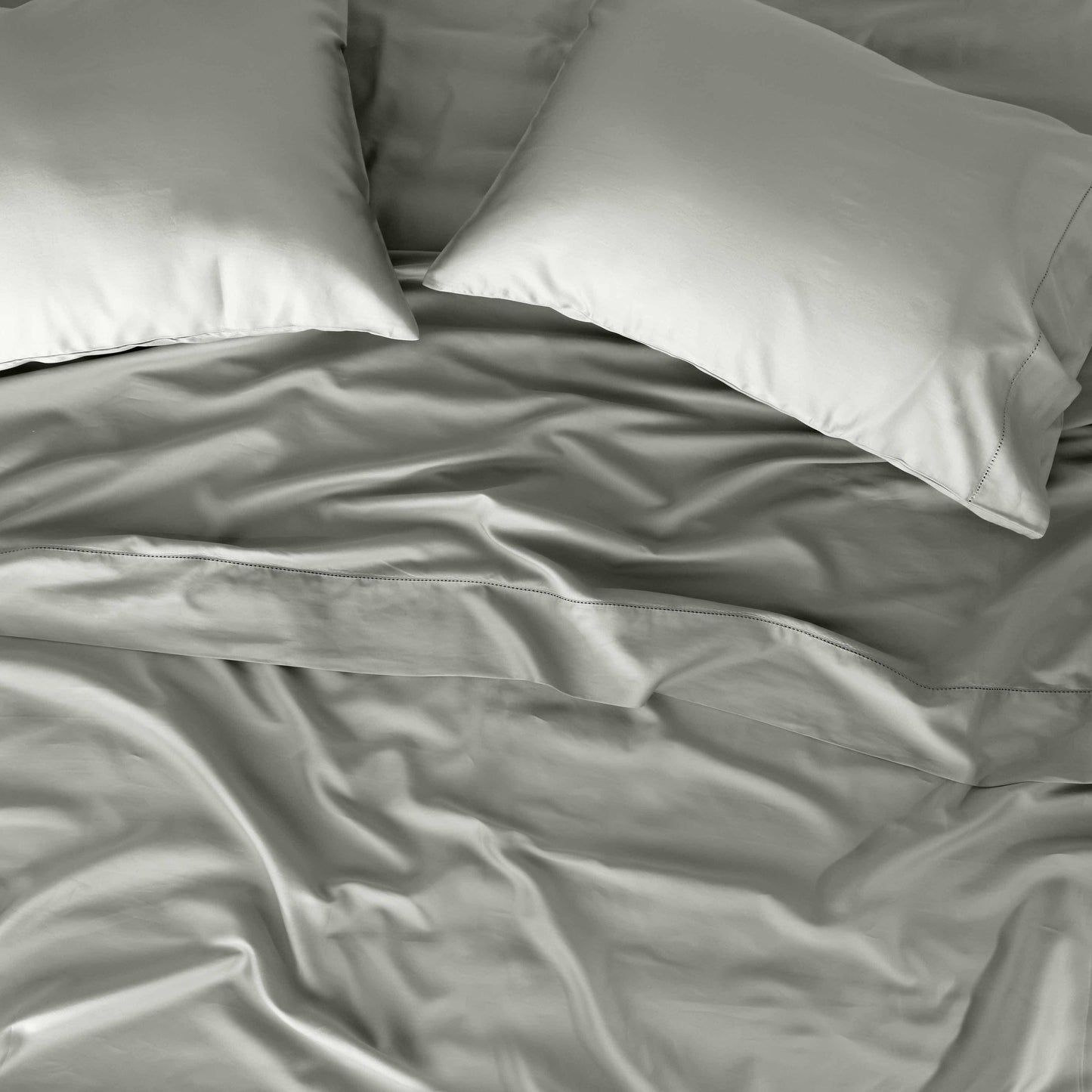 Blacklionmotorrow Egyptian Cotton Sateen Pillowcases - 300 Thread Count, Soft & Lustrous