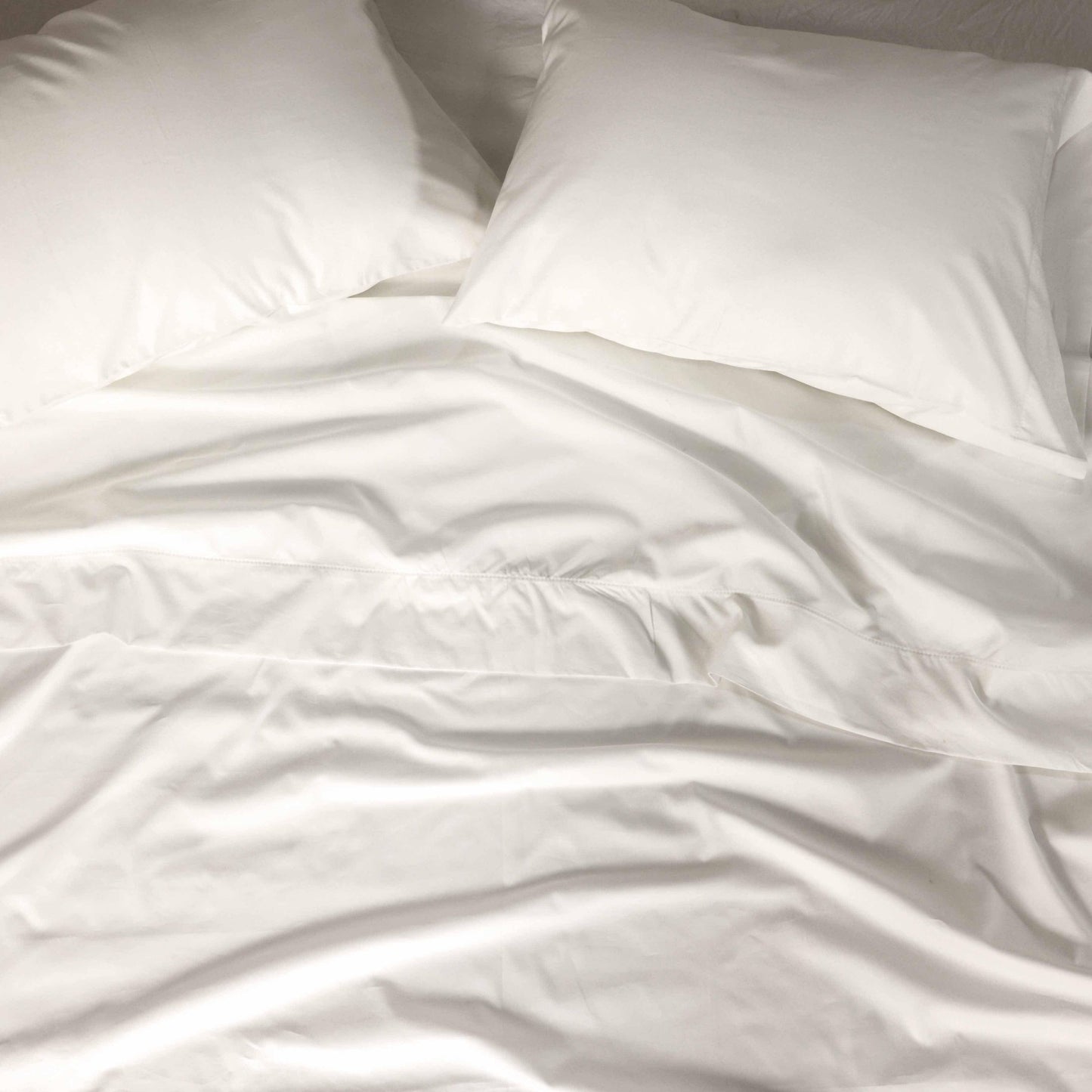 Blacklionmotorrow Egyptian Cotton Sateen Pillowcases - 300 Thread Count, Soft & Lustrous