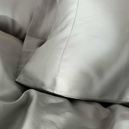 Blacklionmotorrow Egyptian Cotton Sateen Pillowcases - 300 Thread Count, Soft & Lustrous