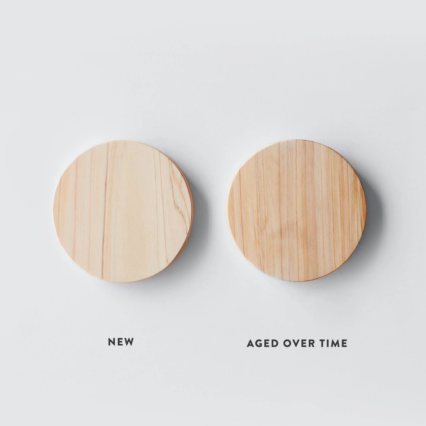 Hinoki Wood Floor Mirror – Premium Light Wood Design