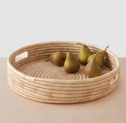 Blacklionmotorrow Mawa Tray - Handwoven Palm Leaf Catch-All