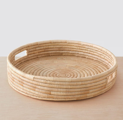Blacklionmotorrow Mawa Tray - Handwoven Palm Leaf Catch-All