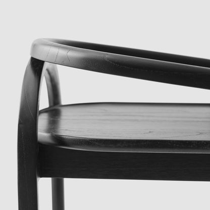 Blacklionmotorrow Meru Counter Stool - Black | Modern Mindi Wood