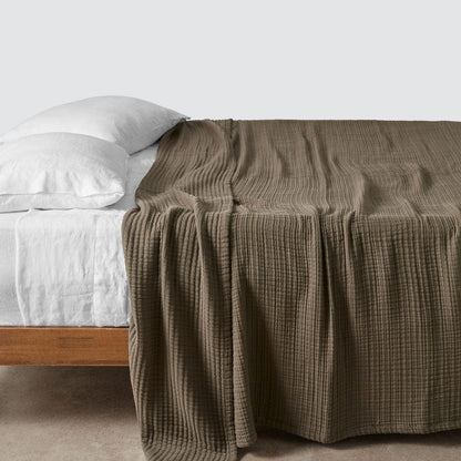 Blacklionmotorrow Organic Cotton Gauze Bed Blanket – Soft and Breathable