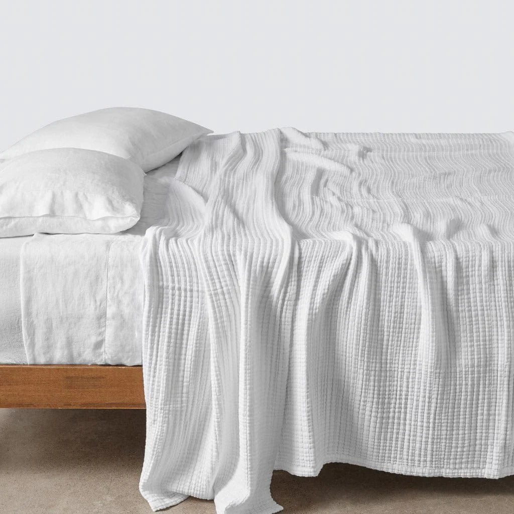 Blacklionmotorrow Organic Cotton Gauze Bed Blanket – Light & Breathable