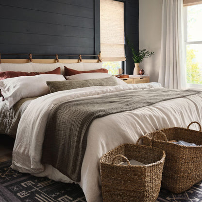 Blacklionmotorrow Organic Cotton Gauze Bed Blanket – Light & Breathable